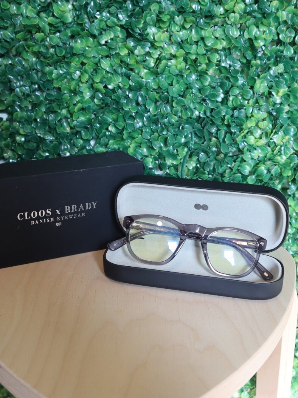 Christopher Cloos x Tom Brady Blue Light Glasses, HERMOSA Grey Tonic, No Bar